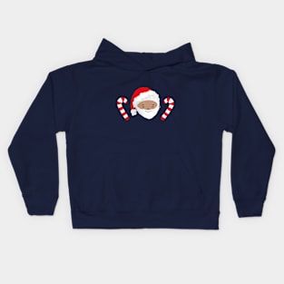 Santa "Samuel" with Candy Sticks Kids Hoodie